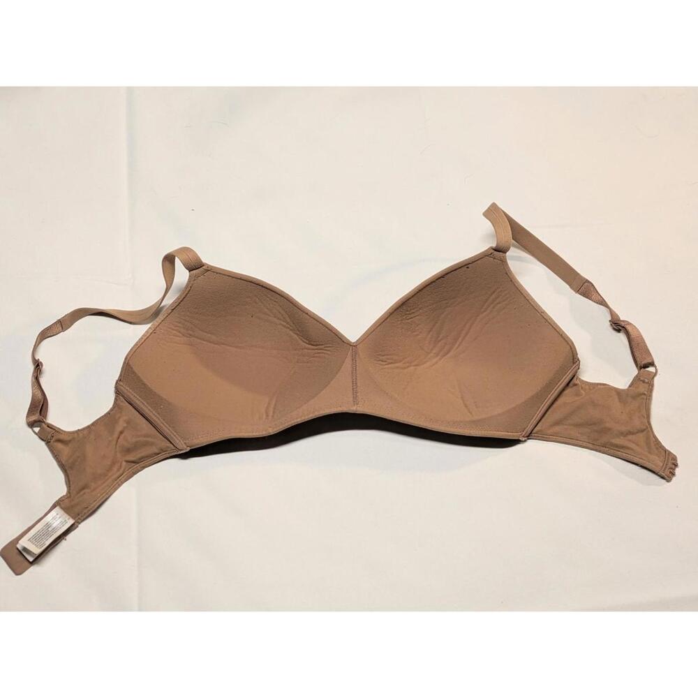 Wacoal 32DD Molded Padded Wireless Mocha Bra EUC - Picture 4 of 6